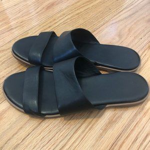 Cole Haan Leather Slide Sandals
